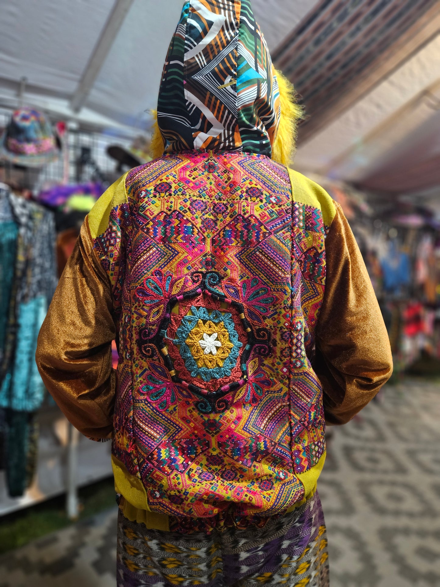 Flower of Life Jacket - Funky Soul Cowboy