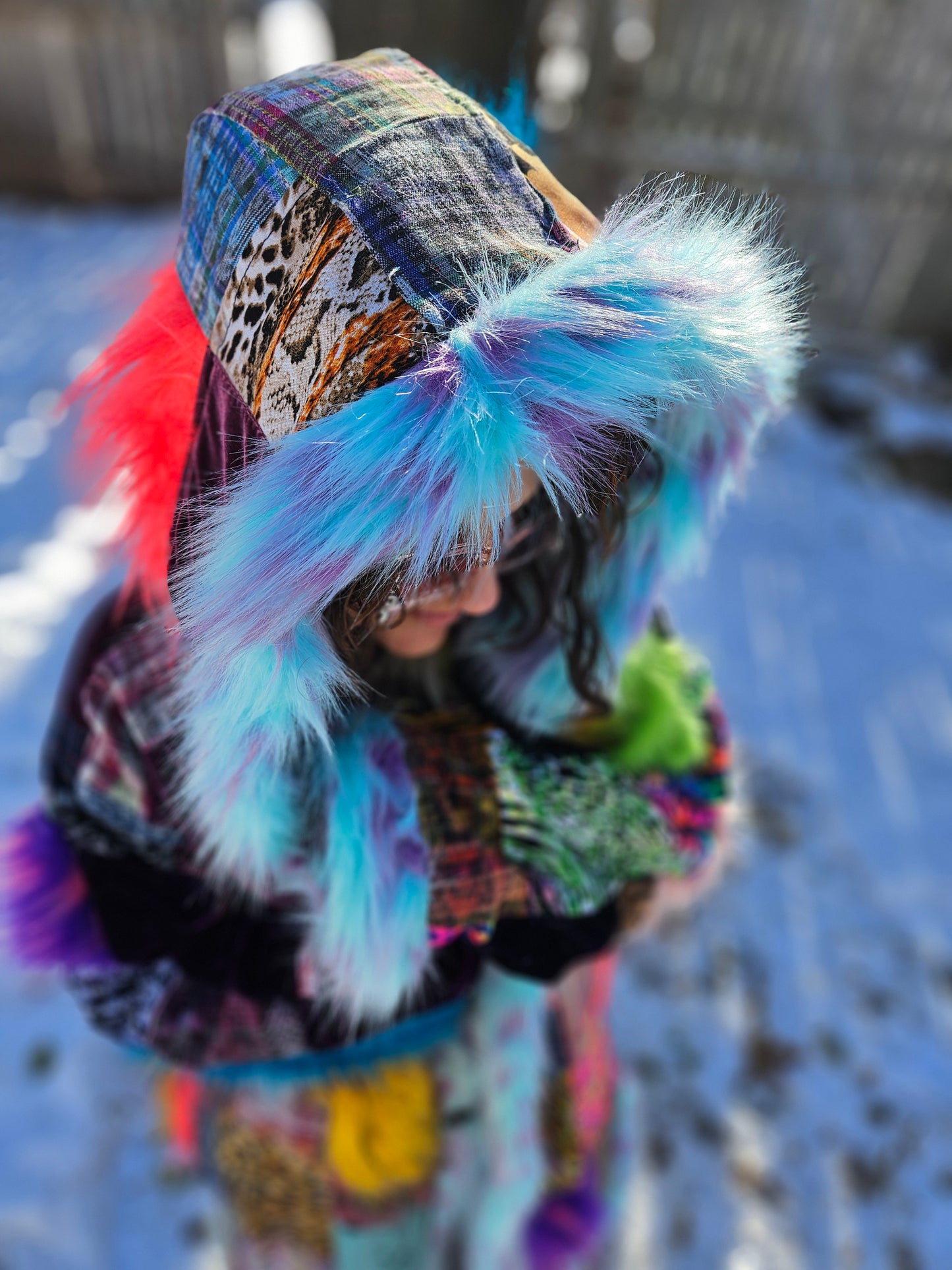 Patchwork Cloak - Elevated Vibes