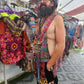 Patchwork Overalls