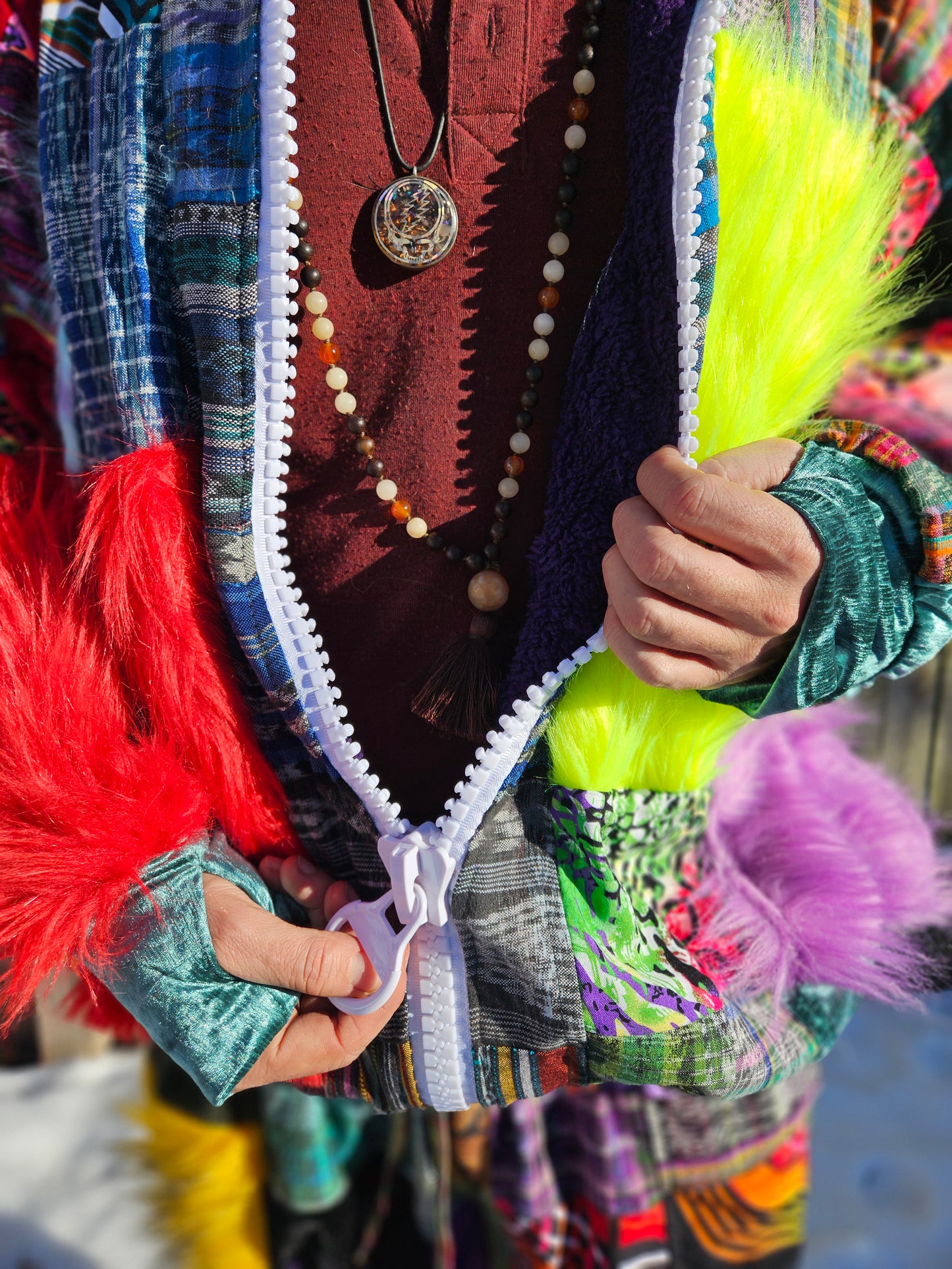 Patchwork Jacket - Love Explorer