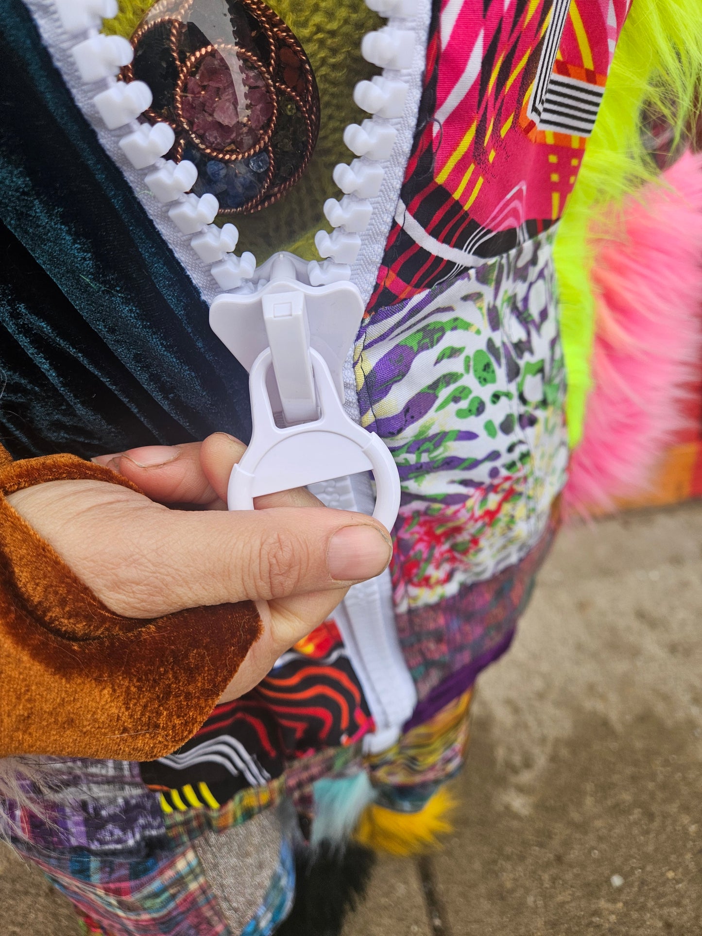 Patchwork Jacket - Winter Safari