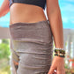 Booty Shorts Translucent Silver/Gold/Red