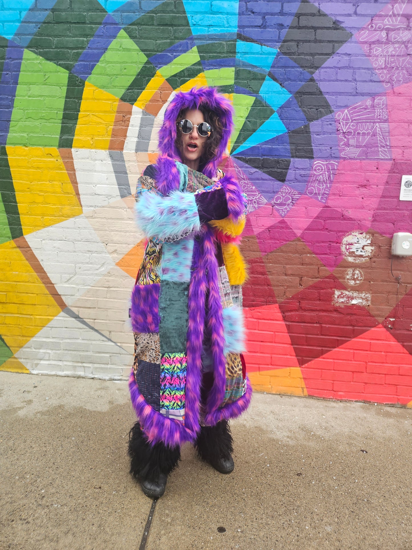 Patchwork Cloak - Funk Warrior