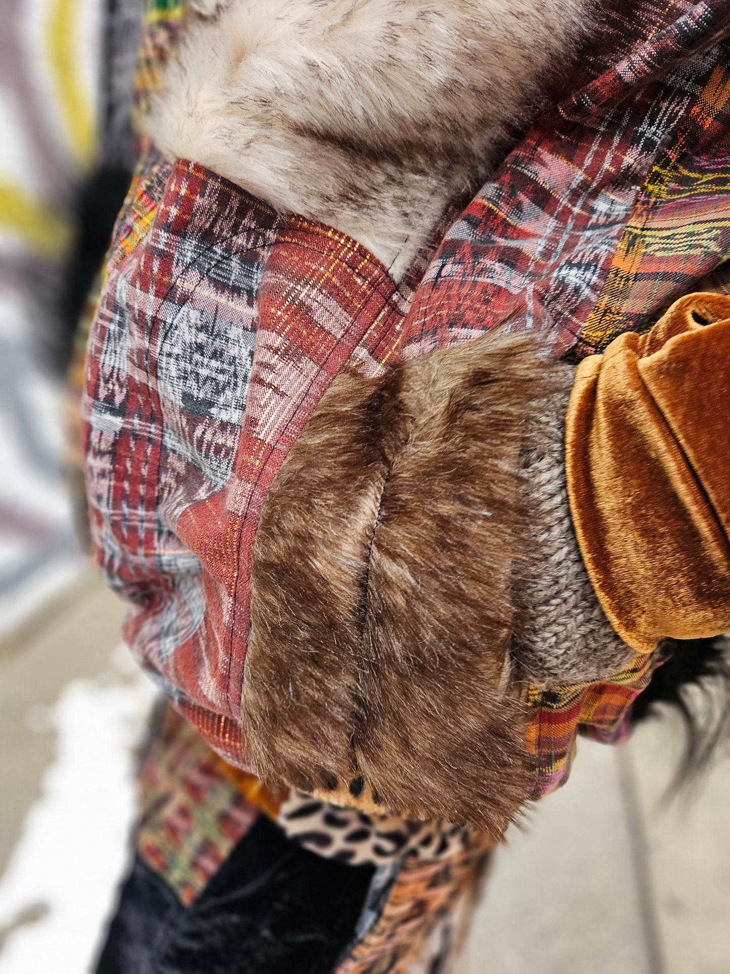 Patchwork Jacket - Vibe Wrangler