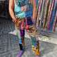 Patchwork Overalls