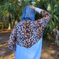 Hooded Jacket - Leopard / White Velvet