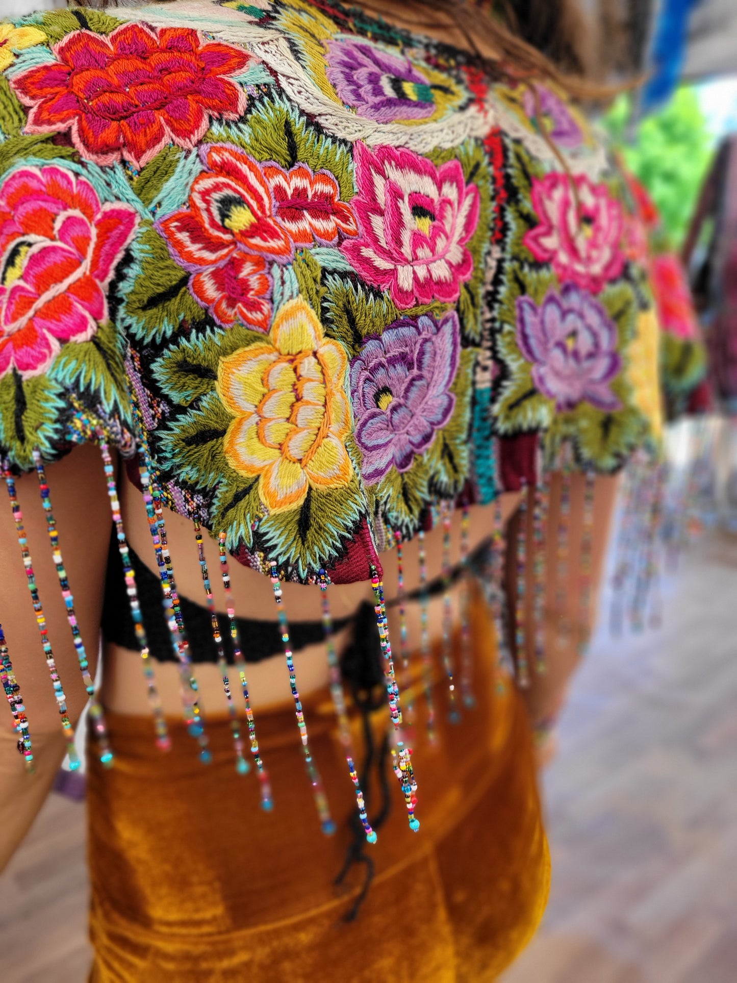 Beaded Goddess Top