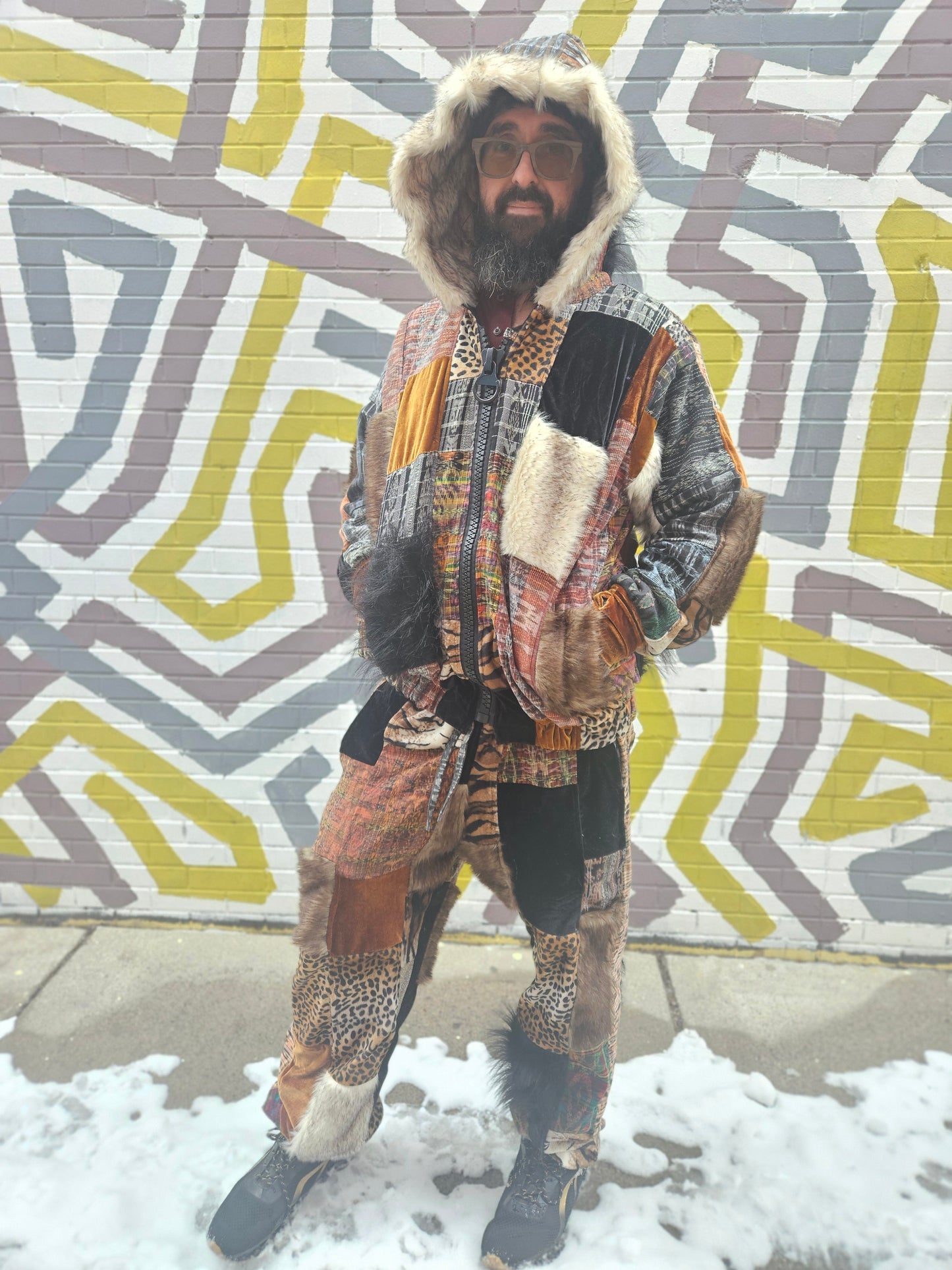 Patchwork Jacket - Vibe Wrangler