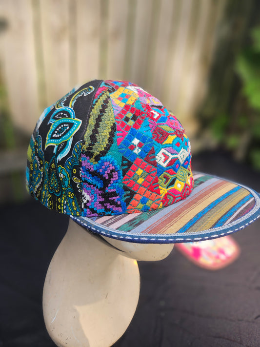 Six Panel Hat Flat Brim