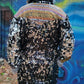 Sequin Cloak Silver