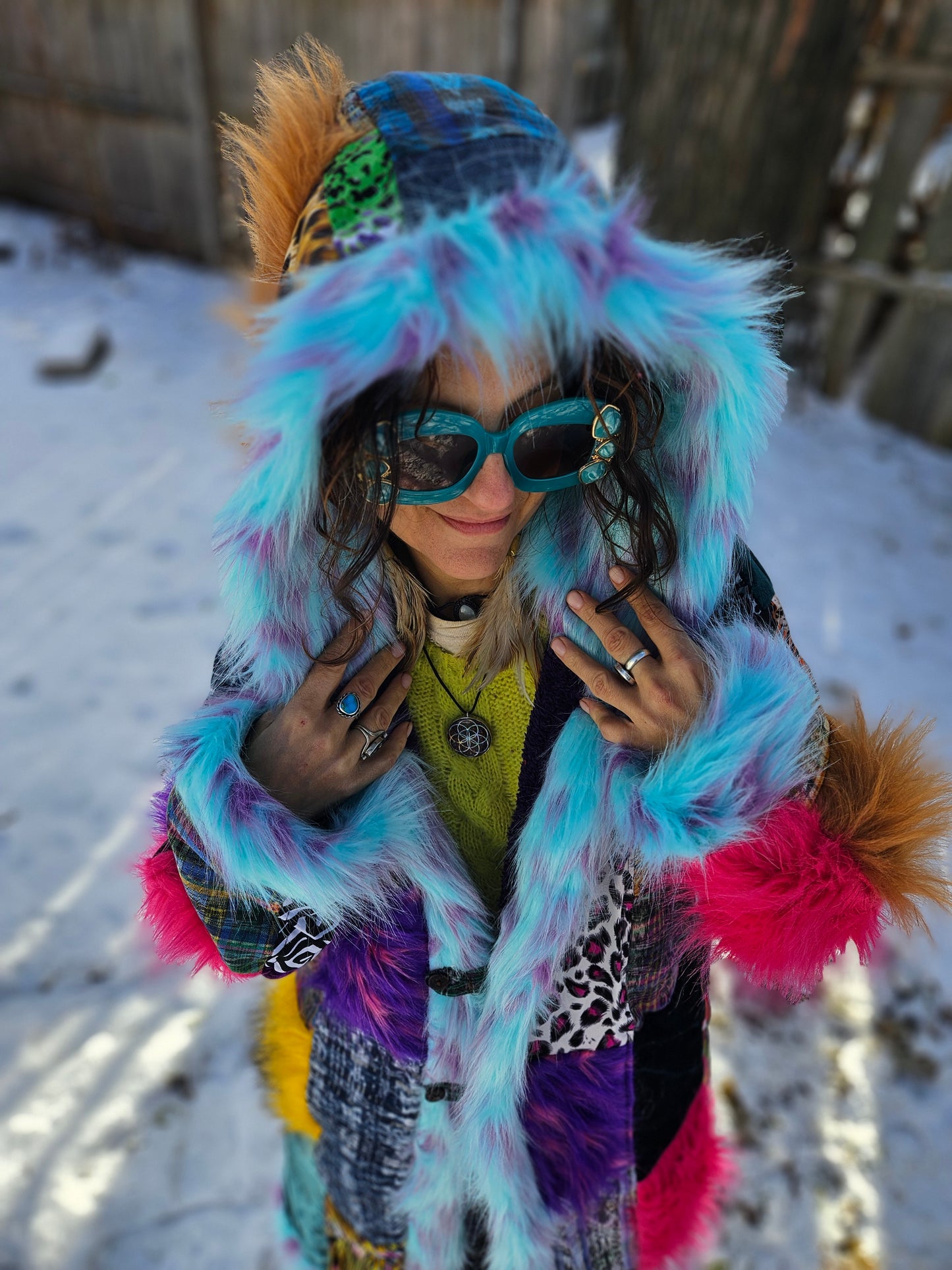 Patchwork Cloak - Warrior of the Funk