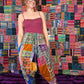Patchwork Harem Pants
