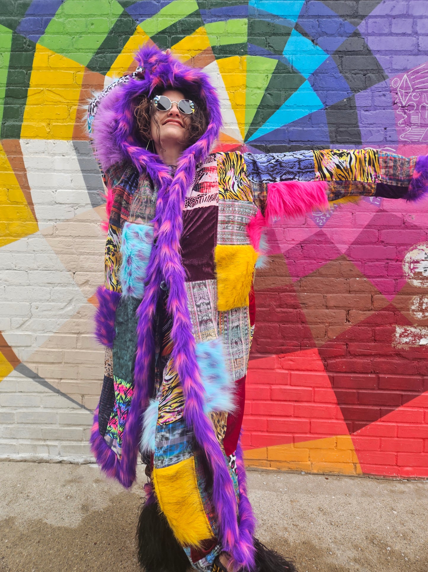 Patchwork Cloak - Funk Warrior