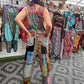 Patchwork Overalls