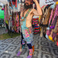 Patchwork Overalls