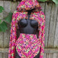 Hooded Shrug & Booty Short fit