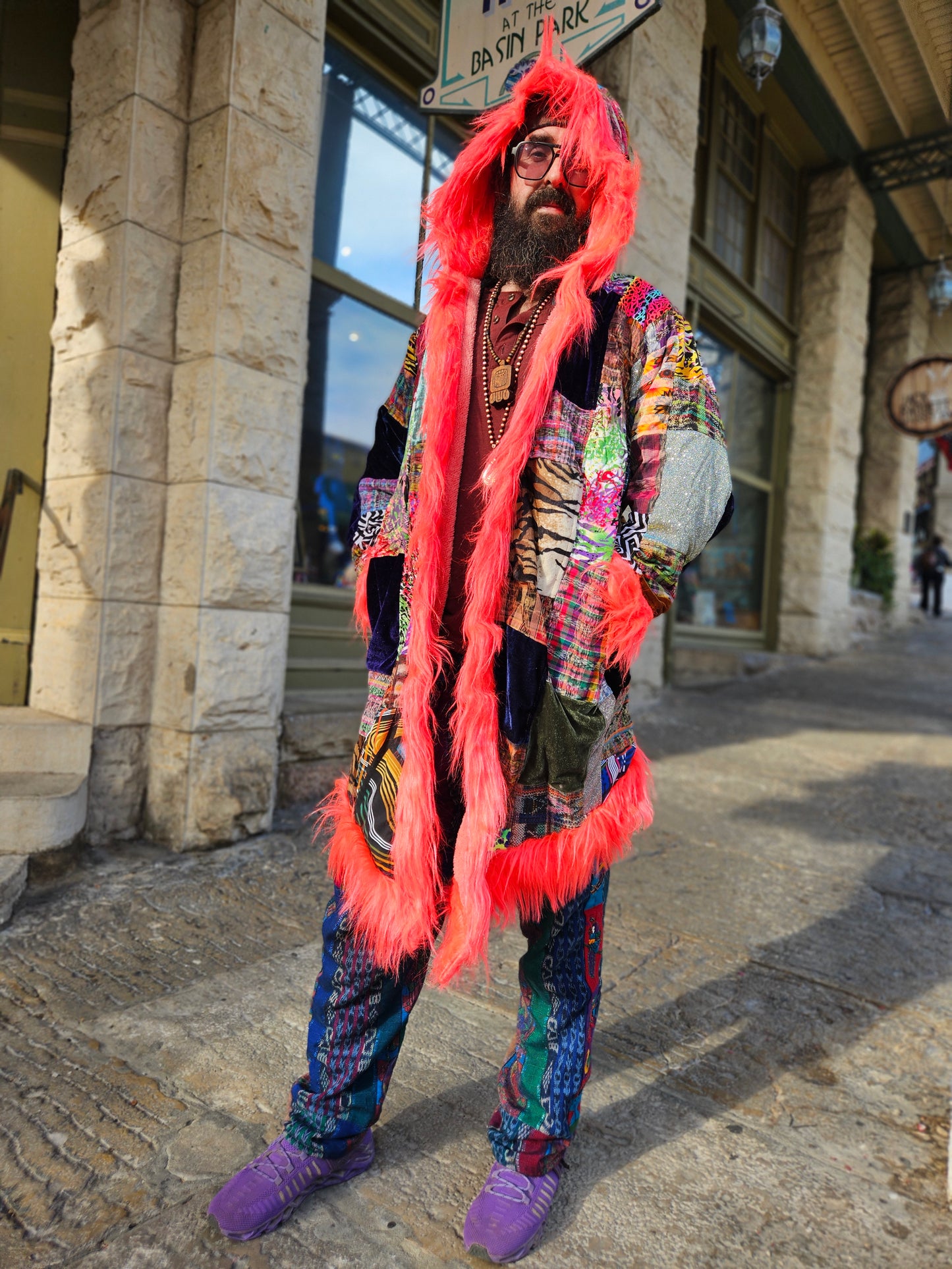 Patchwork Cloak - Funk Warrior