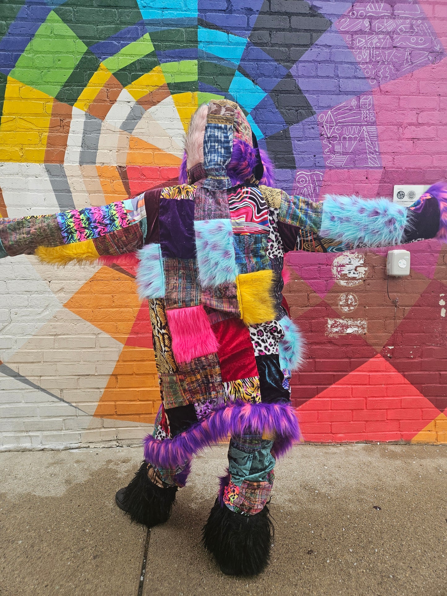 Patchwork Cloak - Funk Warrior