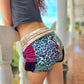 Patchwork Booty Shorts