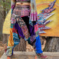 Patchwork Harem Pants