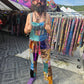 Patchwork Overalls