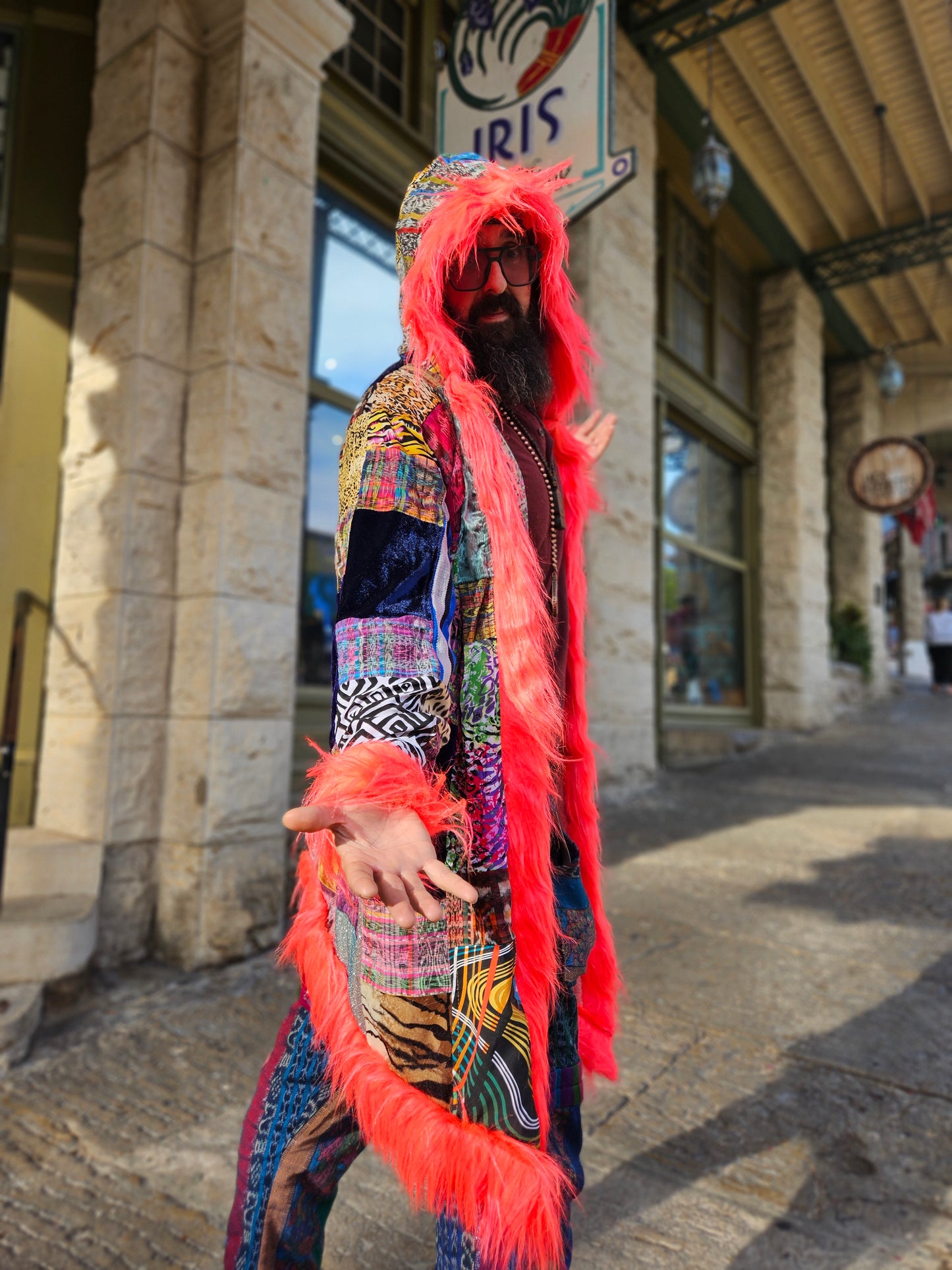 Patchwork Cloak - Funk Warrior