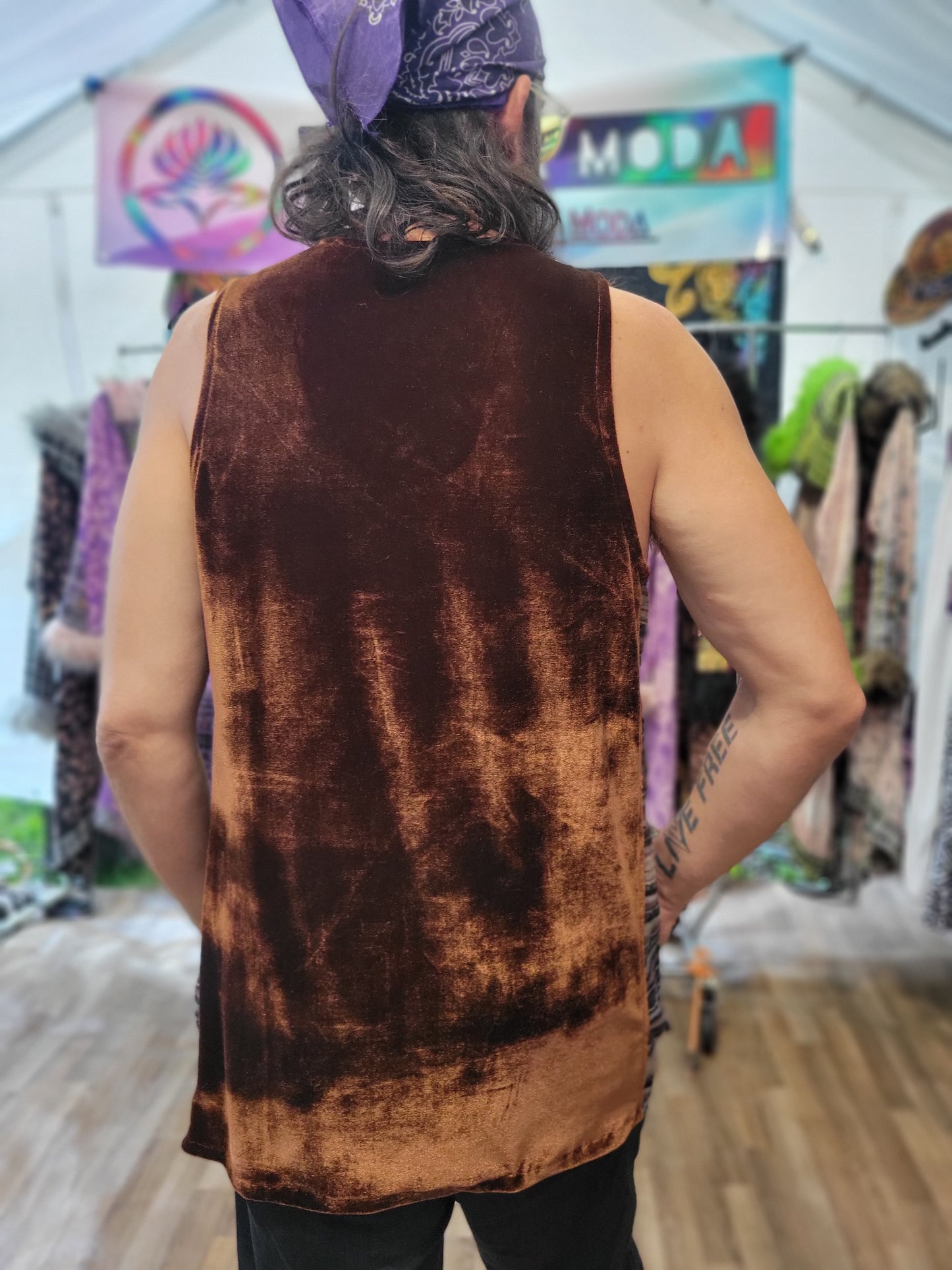 Festival Tank Top - Desert Nomad / Brown Velvet