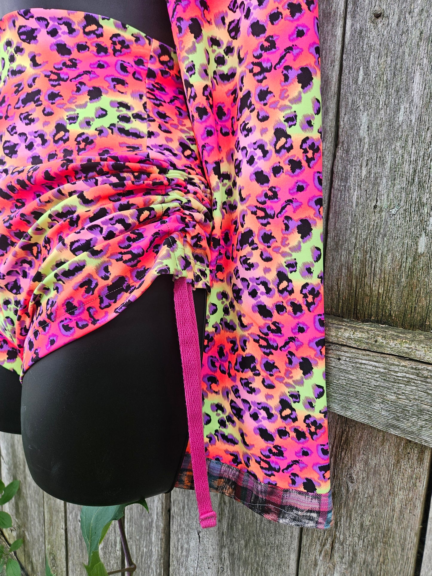 Hooded Shrug & Booty Short fit