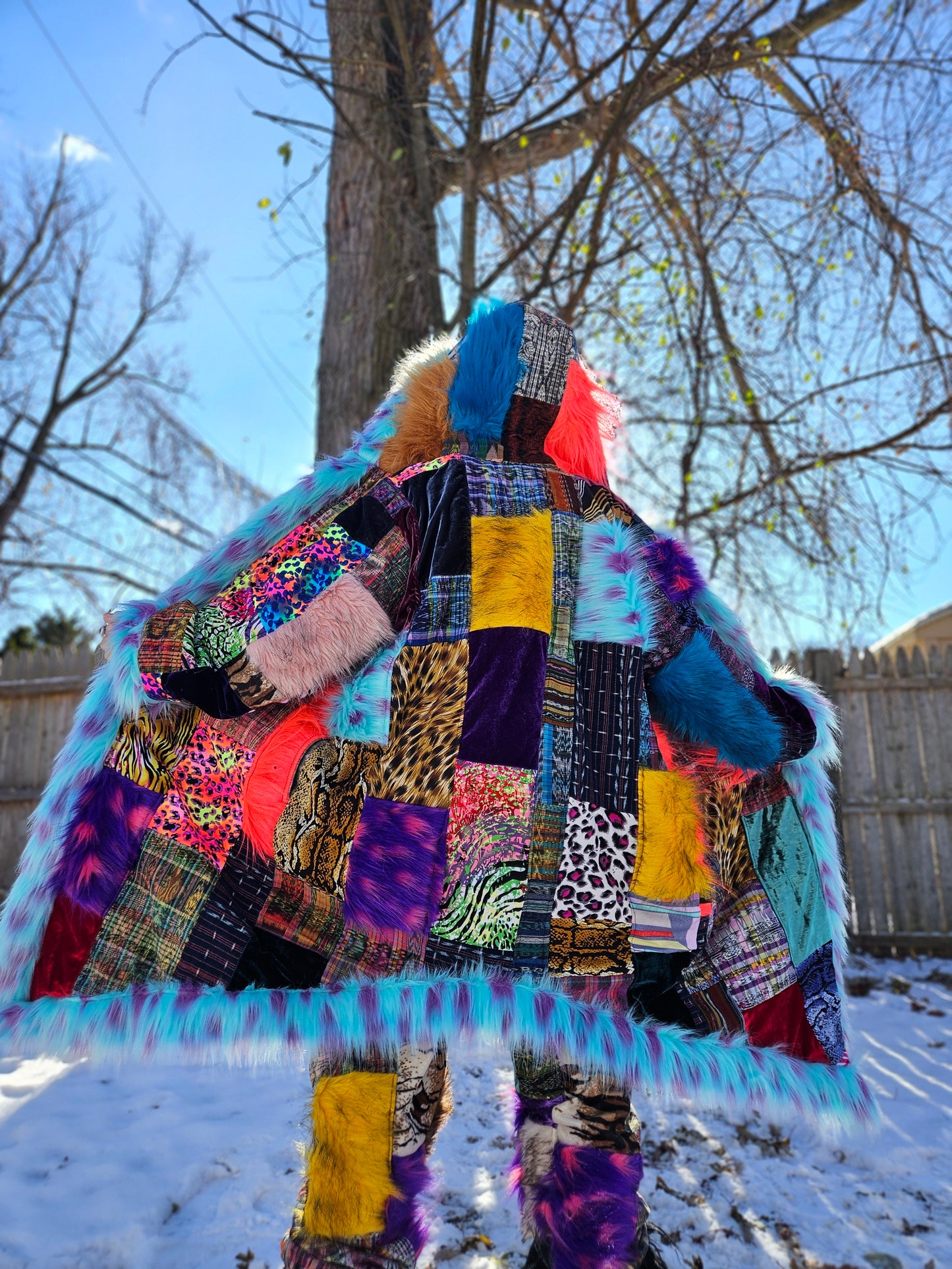 Patchwork Cloak - Elevated Vibes