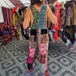 Patchwork Overalls