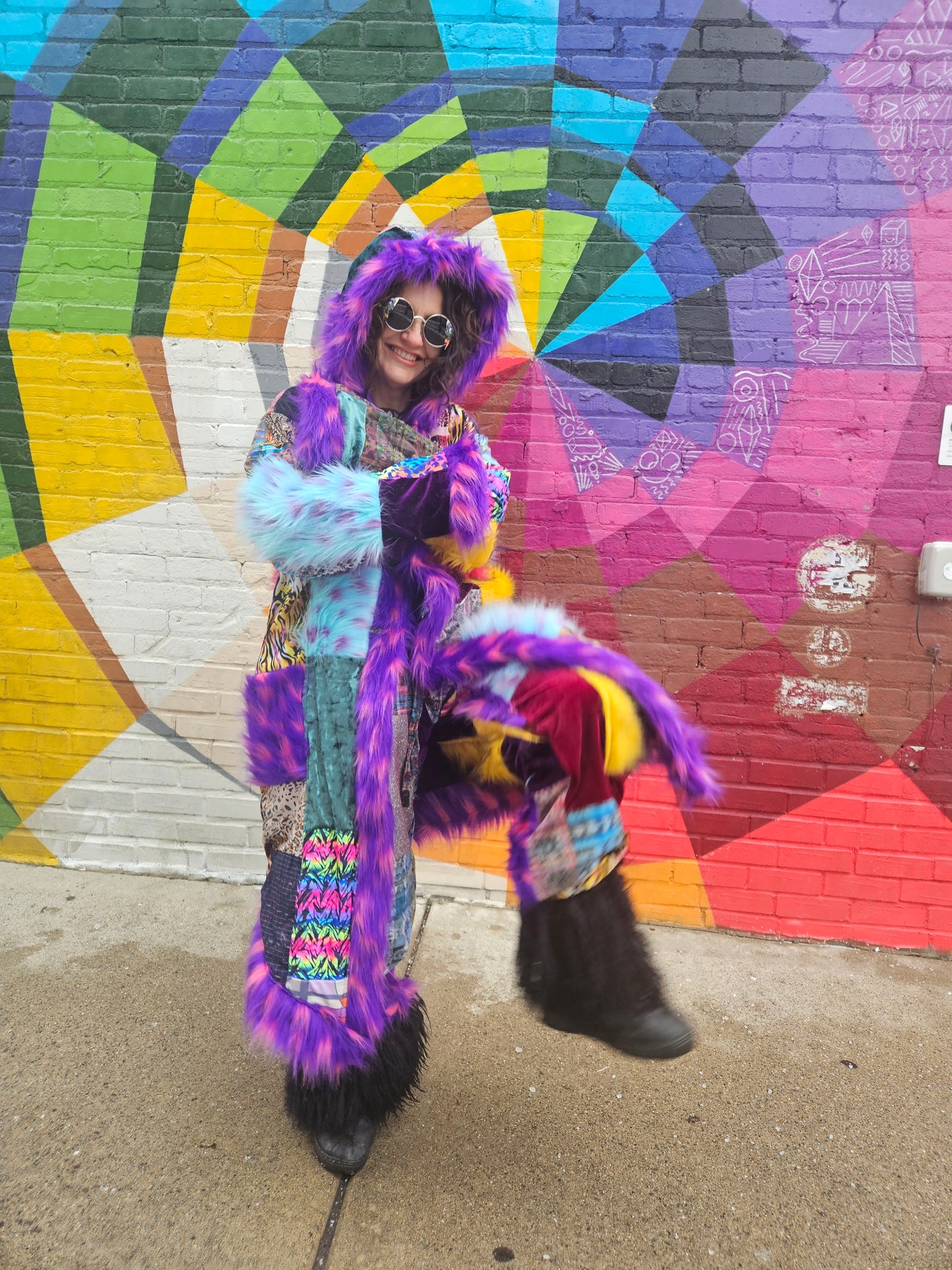 Patchwork Cloak - Funk Warrior