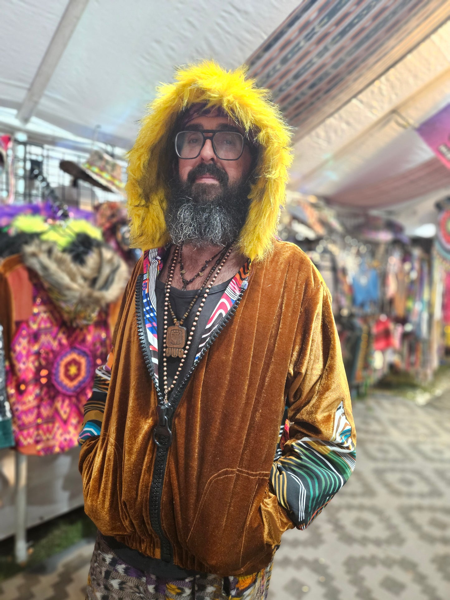 Flower of Life Jacket - Funky Soul Cowboy