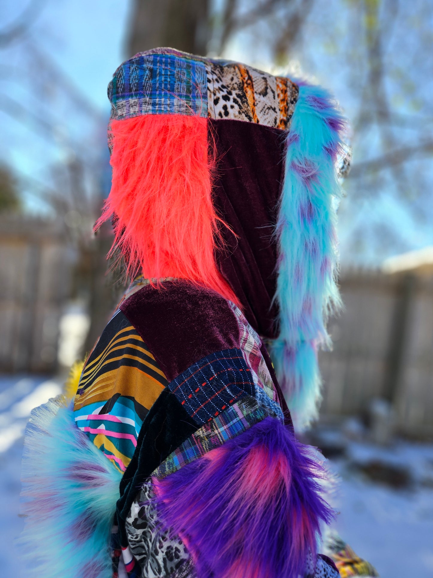 Patchwork Cloak - Elevated Vibes