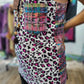 Festival Tank Top - Purple Leopard / Black Velvet