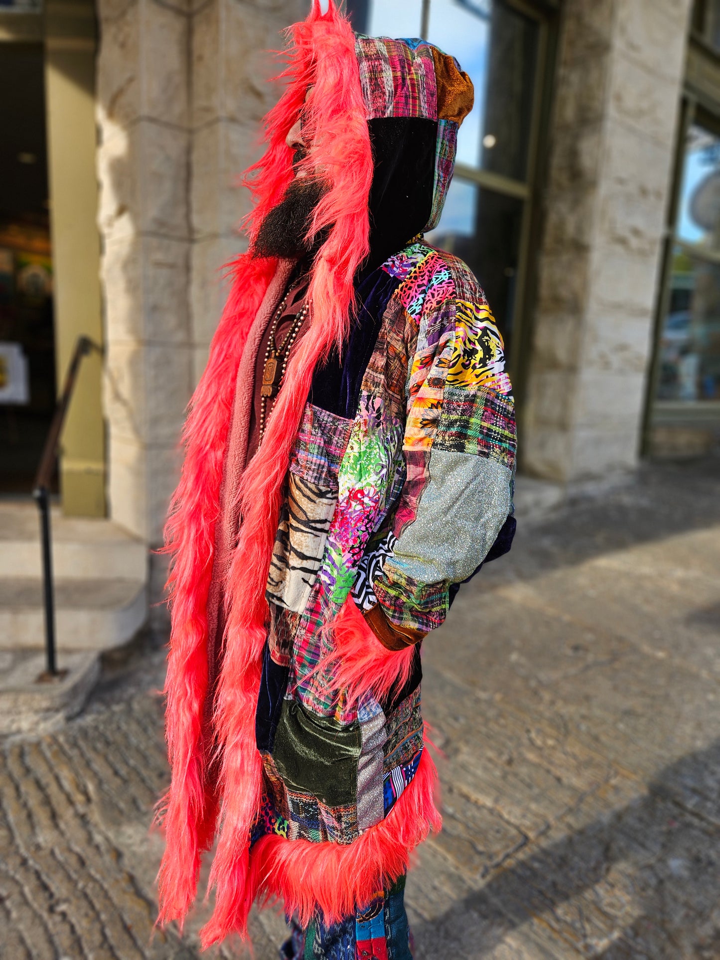 Patchwork Cloak - Funk Warrior