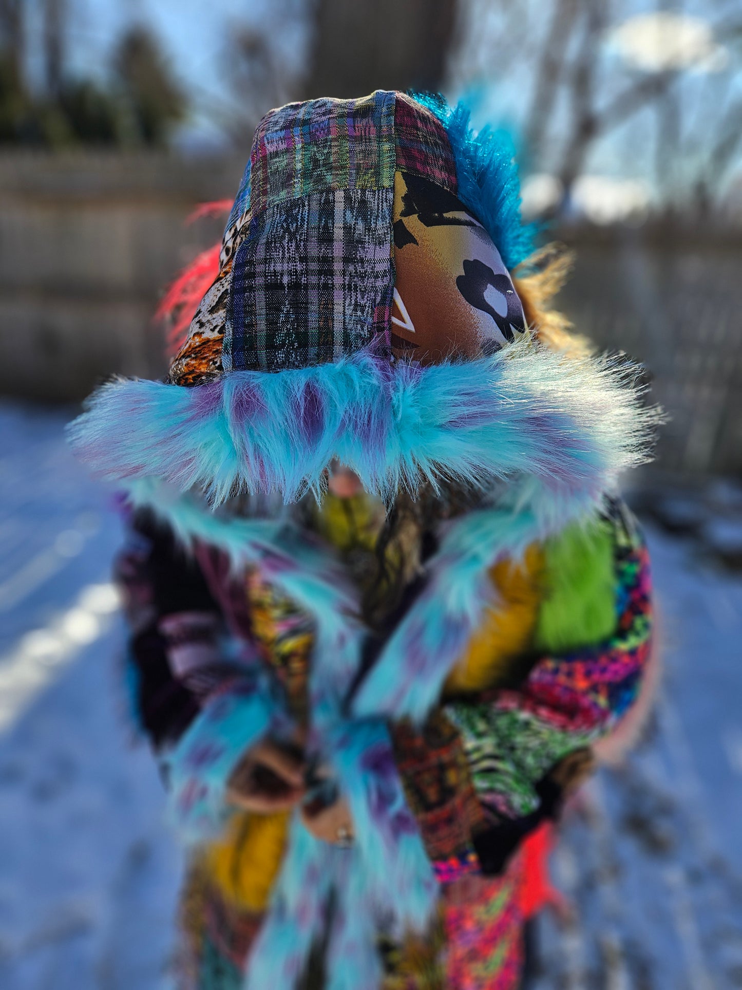 Patchwork Cloak - Elevated Vibes