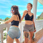 Booty Shorts Translucent Silver/Gold/Red