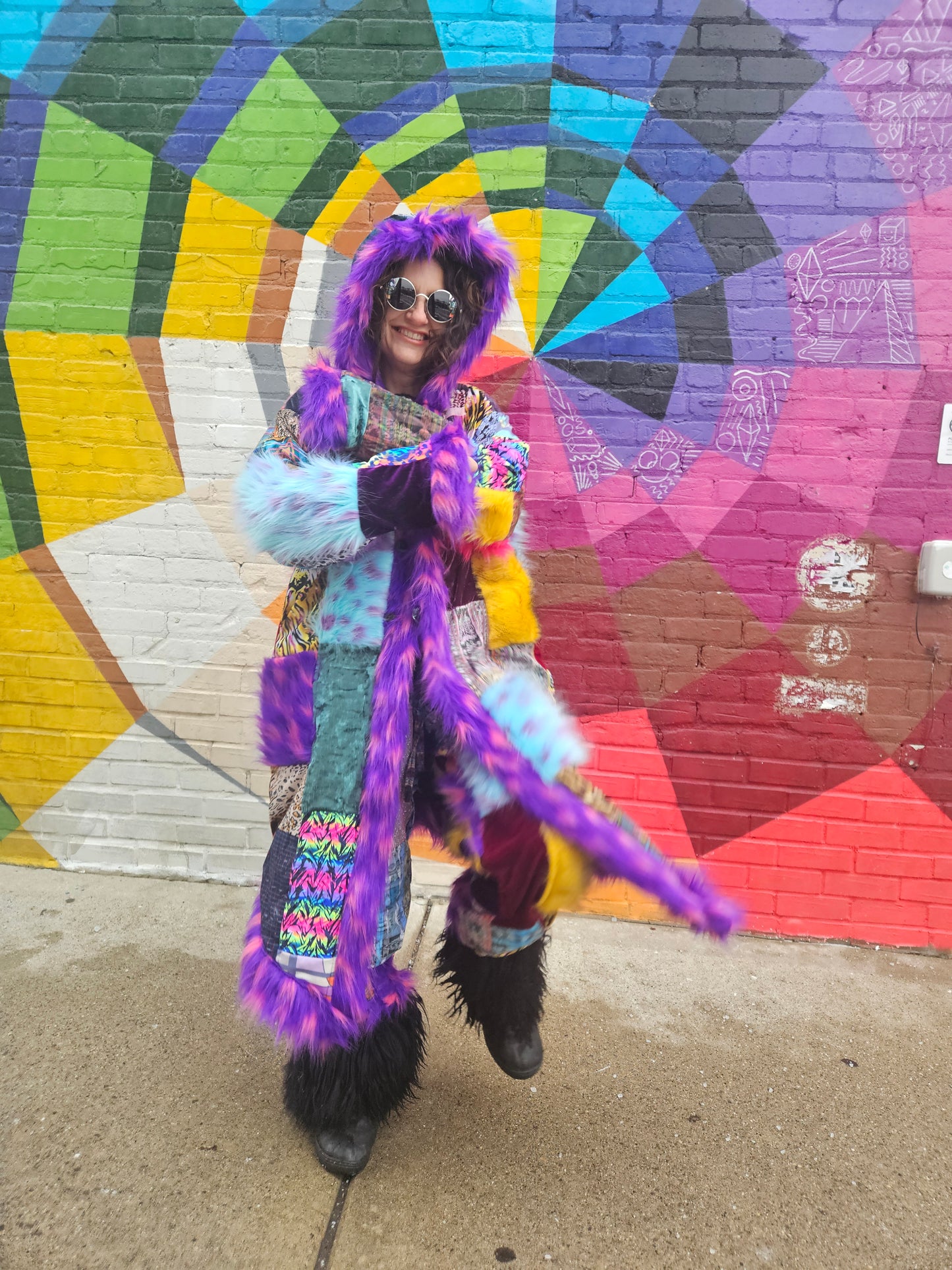 Patchwork Cloak - Funk Warrior