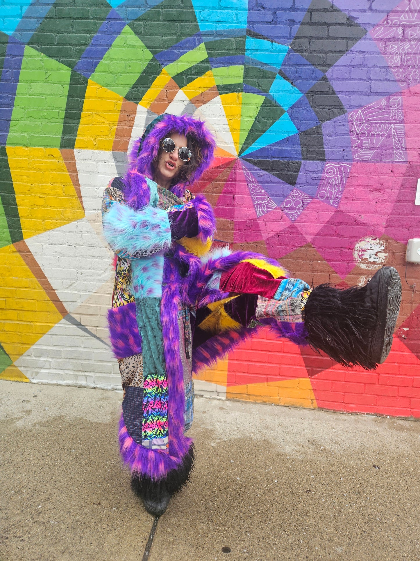 Patchwork Cloak - Funk Warrior