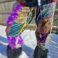 Patchwork Furry Jogger