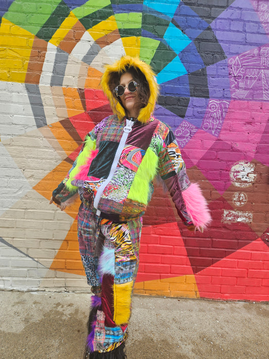 Patchwork Jacket - Winter Safari