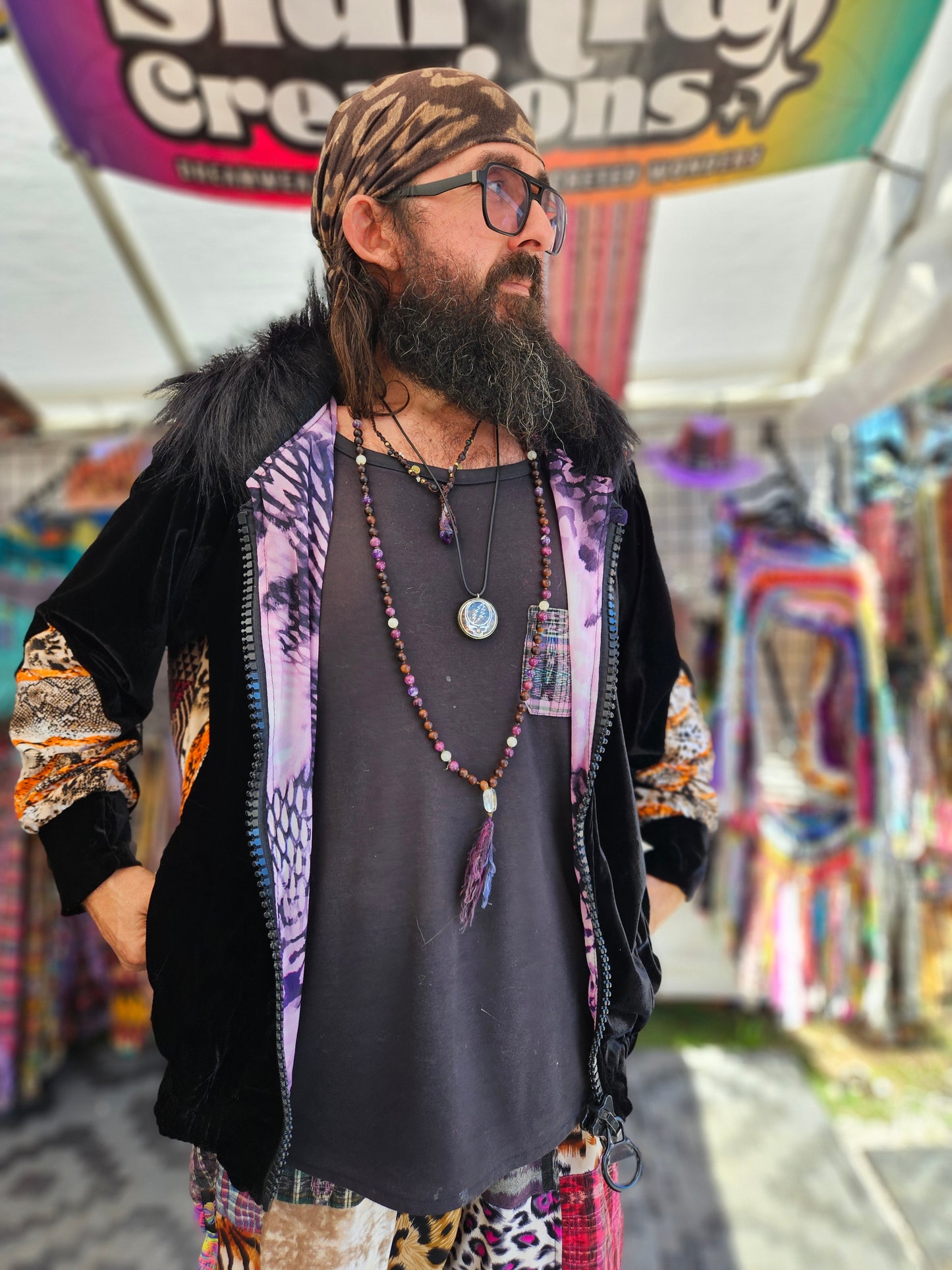 Flower of Life Jacket - Sacred Dreamer