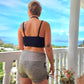 Booty Shorts Translucent Silver/Gold/Red