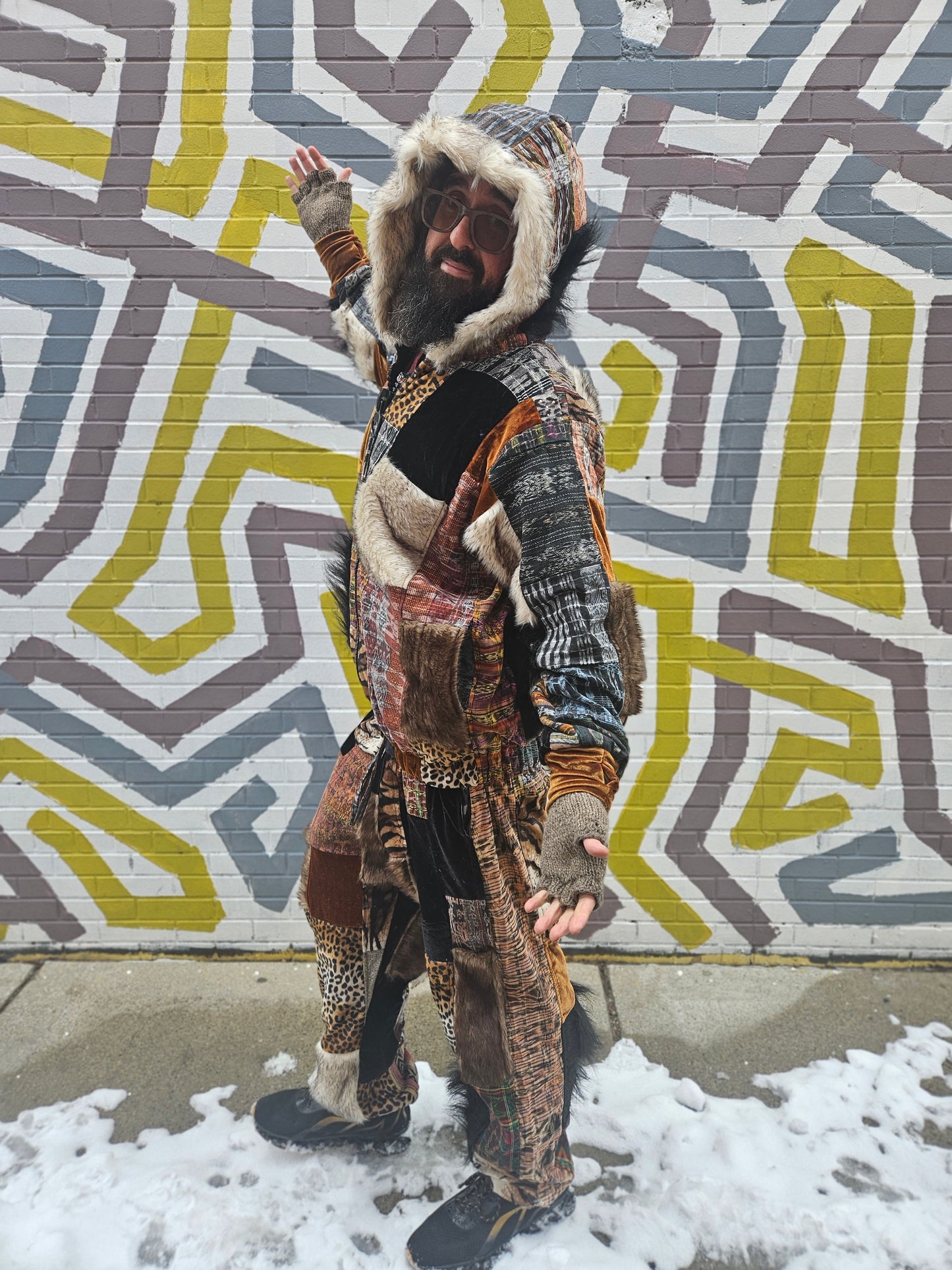 Patchwork Jacket - Vibe Wrangler