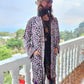 Kimono - Leopardo Rosada