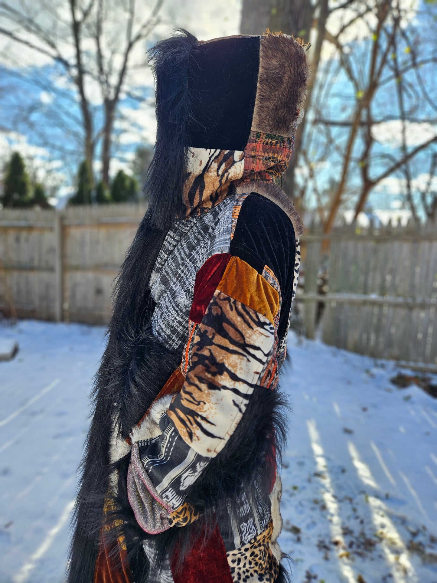 Patchwork Cloak - Artic Raver