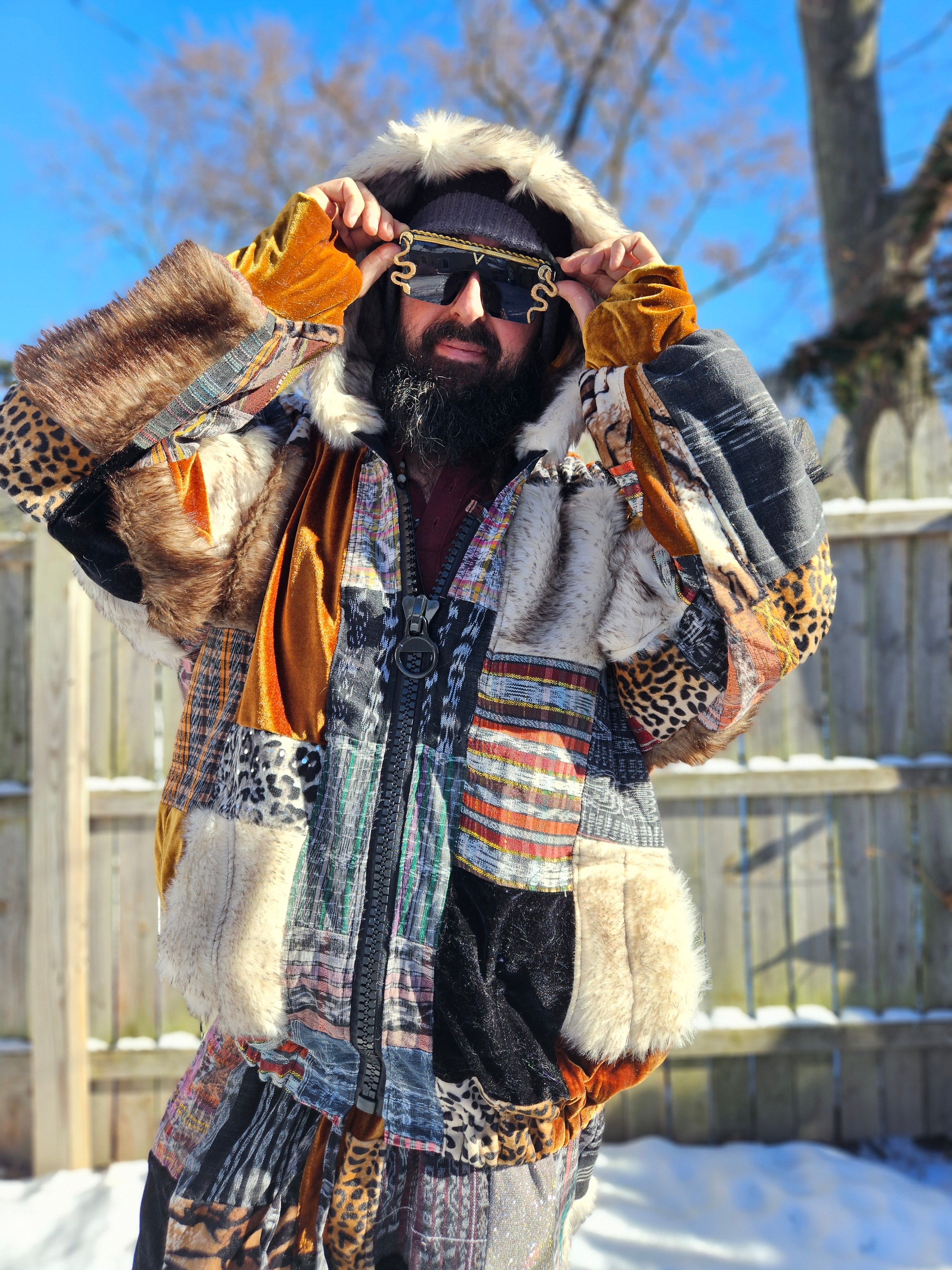 Patchwork Jacket - Artic Wook Hunting Expedition – HostelDelFunk