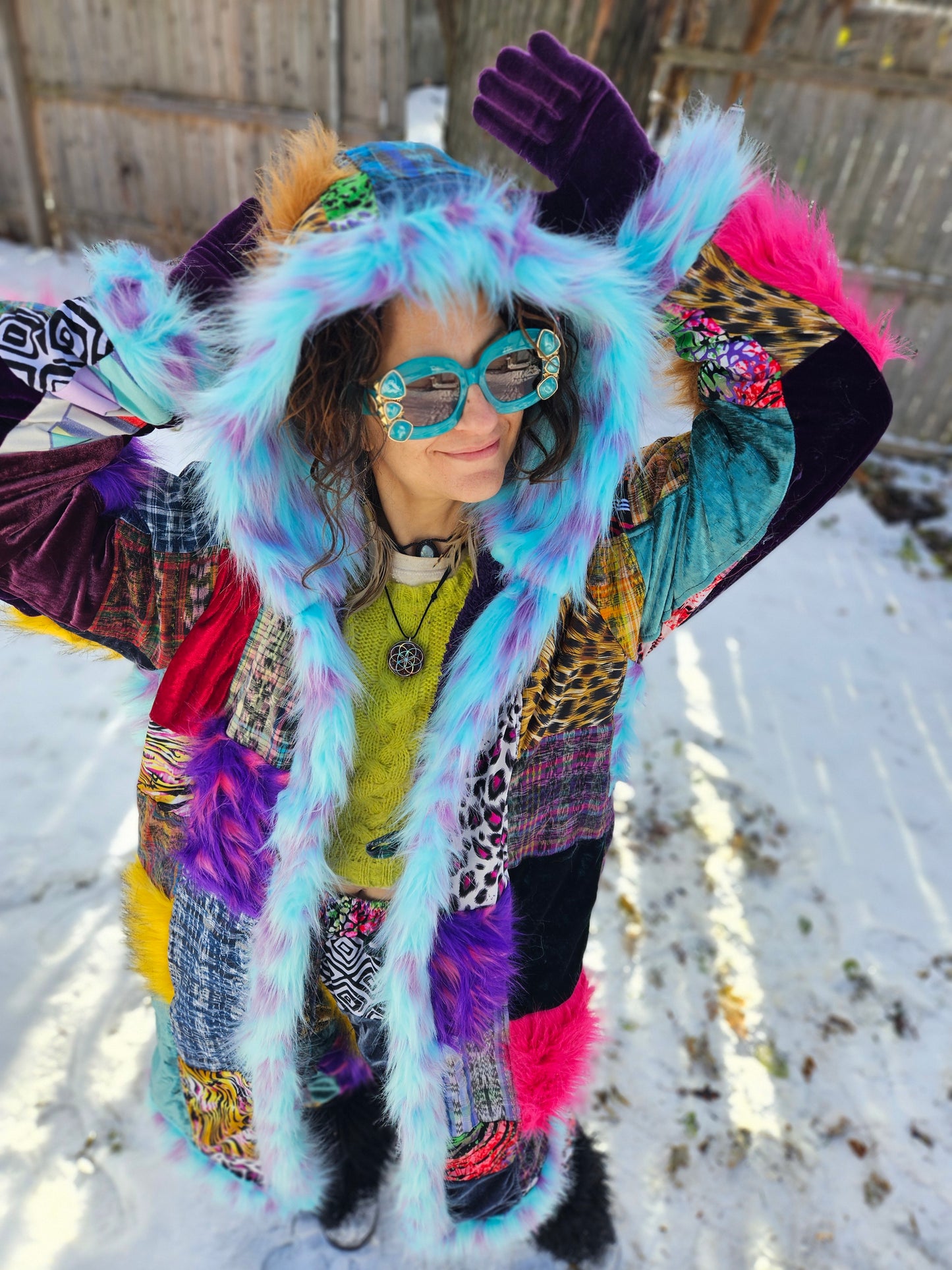 Patchwork Cloak - Warrior of the Funk