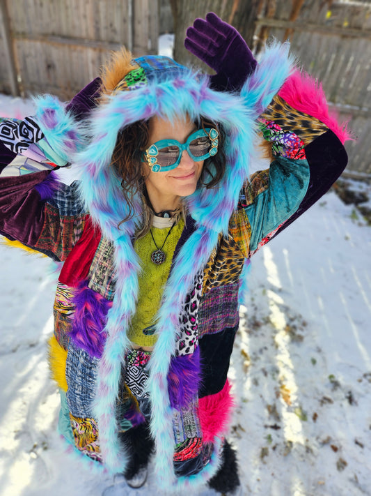 Patchwork Cloak - Warrior of the Funk