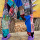 Patchwork Harem Pants